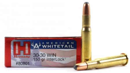 Cartouches Hornady American Whitetail .30-30 Winchester SP 150 gr / 9,72 g