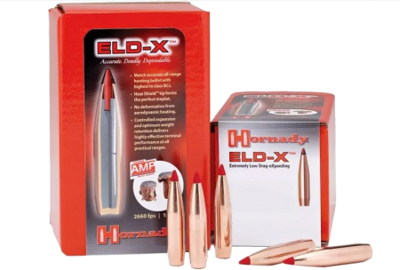 100 ogives Hornady ELD-X calibre 7 mm (.284) 150 gr / 9,72 g