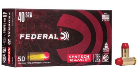 Boite de 50 cartouches FEDERAL .40S&W TSJ 165gr / 10,7g Syntech