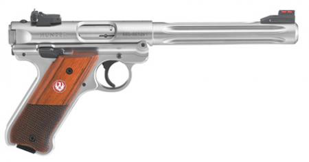 Pistolet semi automatique RUGER MARK IV HUNTER cal 22lr INOX