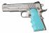 Poignée plastique pour pistolet COLT 45 1911 couleur Aqua 6086