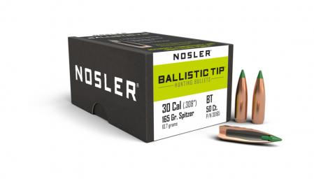 50 ogives Nosler Ballistic Tip calibre 30 (.308) 165 gr / 10,7 g