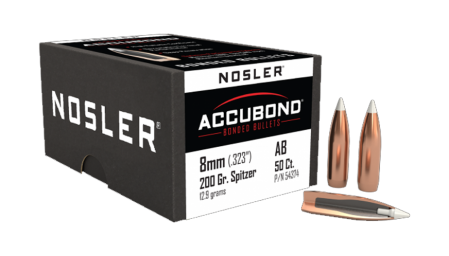 50 ogives Nosler Accubond calibre 8 mm (.323) 200 gr / 13 g
