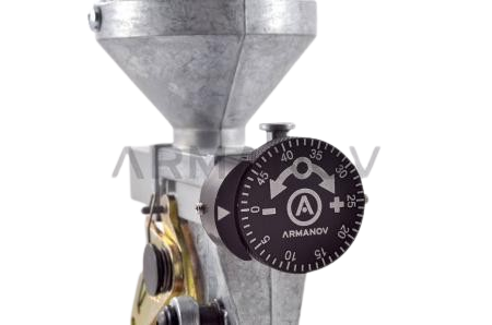 Bouton de réglage du tiroir de poudre ARMANOV pour doseuse DILLON