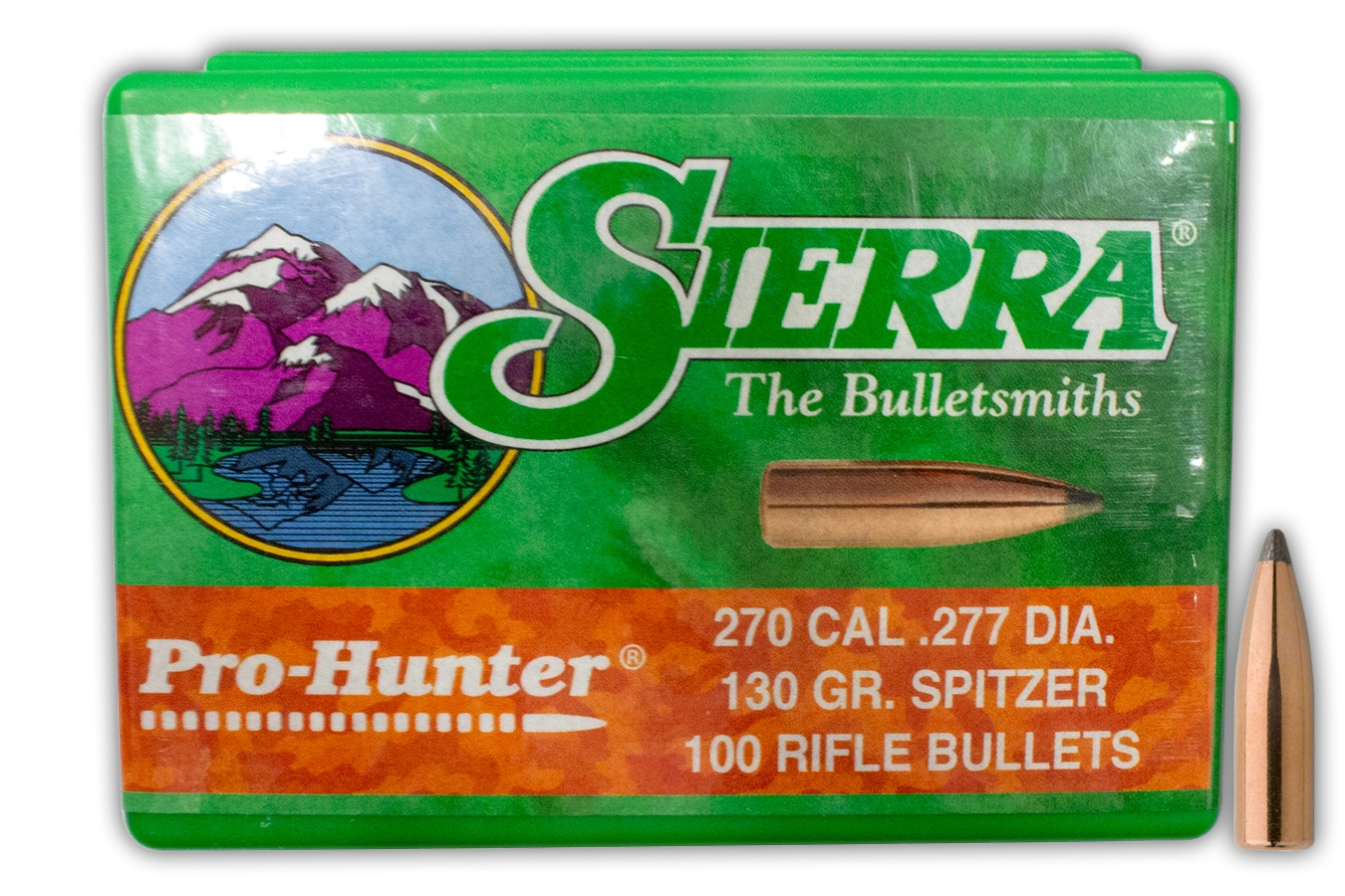100 ogives Sierra cal. 270 (.277) Spitzer 130 gr / 8,42 g