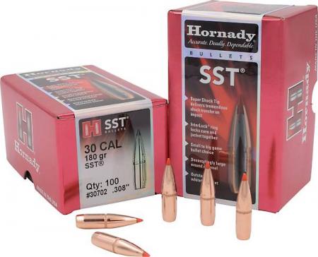 Ogives HORNADY Calibre 30 (.308) 180 grs SST H30702