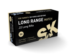 Boite de 50 cartouches SK Long Range Match .22lr 40gr / 2,59g