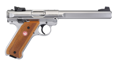 Pistolet semi automatque RUGER MARK IV competition 22 LR