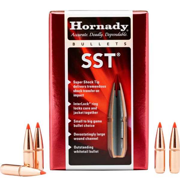 100 ogives Hornady Super Shock Tip calibre 30 (.308) 165 gr / 10,69 g