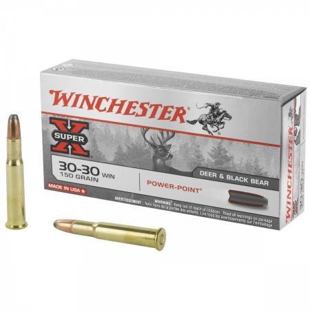 Boite de 20 cartouches WINCHESTER Super-X 30-30Win PPSP 150gr / 9,7g