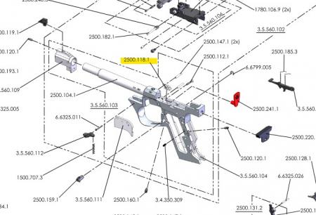 Ejecteur pour FEINWERKBAU AW93
