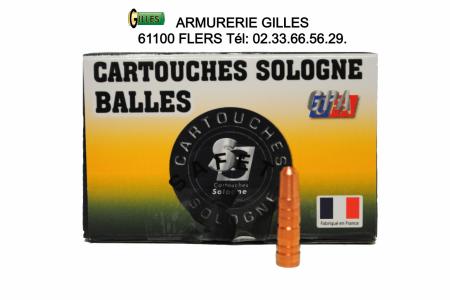 50 ogives Sologne GPA calibre 270 (.277) 132 gr / 8,55 g