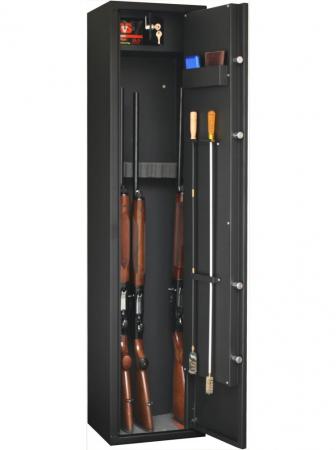 Armoire forte FORTIFY 6 armes avec lunette + coffre intérieur DELTA6