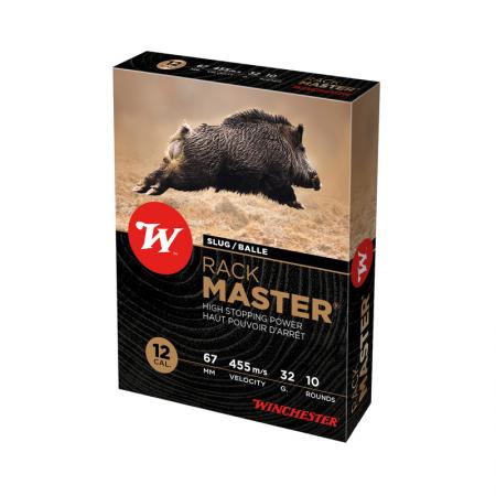 Boite de 10 balles WINCHESTER RackMaster Cal. 12/67 32g