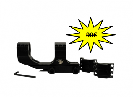 Montage PREMIUM ARMS ø25.40mm ALPHA ELITE PA00008