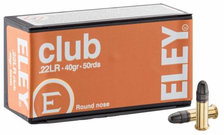 50 cartouches ELEY Club .22lr 40gr / 2,59g