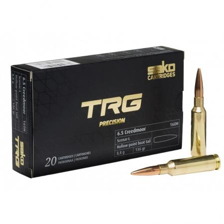 Boite de 20 cartouches SAKO TRG Precision 6.5Creedmoor HPBT 136gr / 8,8g