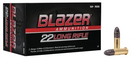 Boite de 50 cartouches BLAZER CCI 22 LR 40 gr / 2,59 g