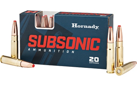 Boite de 20 cartouches HORNADY .300Blackout Subsonic 190gr / 12,31g