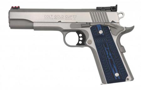 Pistolet semi automatique Colt 1911 Gold Cup Trophy Light calibre 45 ACP ou 9x19 mm