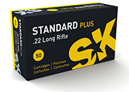 Boite de 50 cartouches SK Standard Plus .22lr 40gr / 2,59g
