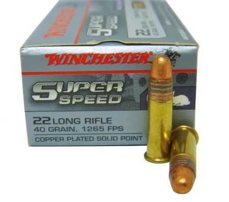 Boite de 50 cartouches WINCHESTER High Velocity .22lr 40gr / 2,59g