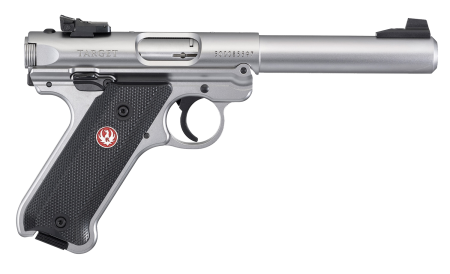 Pistolet semi automatique Ruger Mark IV Target Bull Barrel Inox