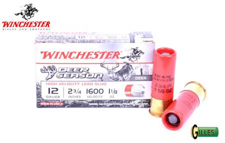 Boite de 5 cartouches calibre 12/70  WINCHESTER DEER SEASON