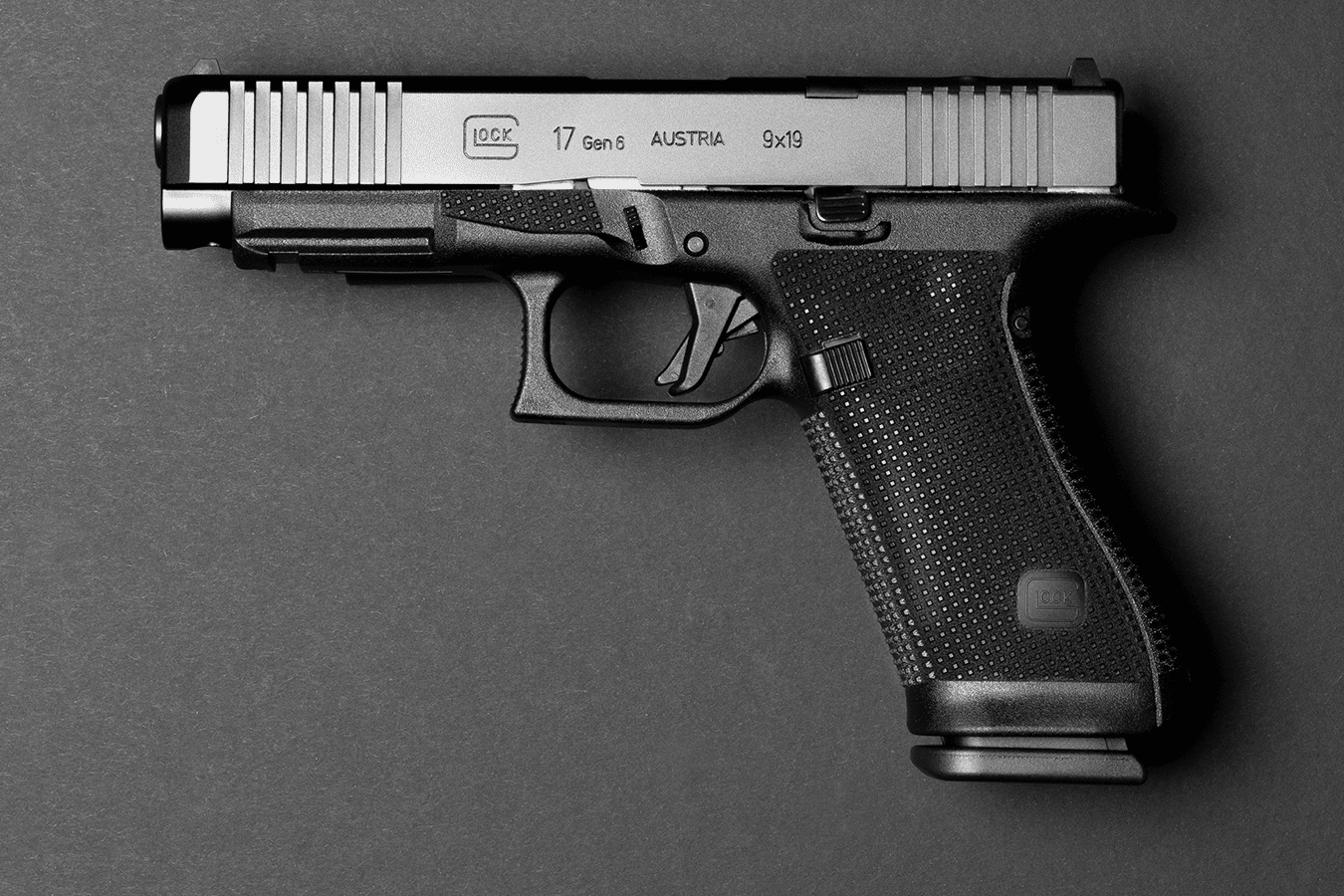 Visuel officiel du Glock G17 Gen 6 illustrant la nouvelle génération annoncée