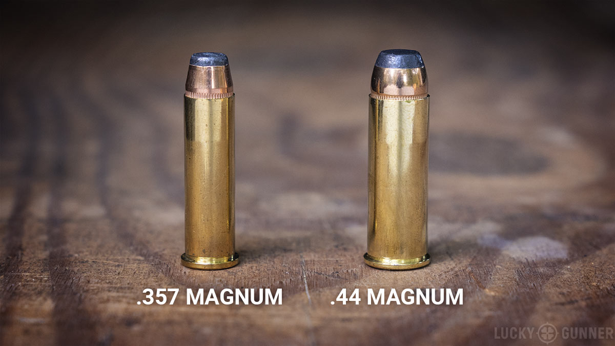 Comparaison des cartouches .357 Magnum et .44 Magnum