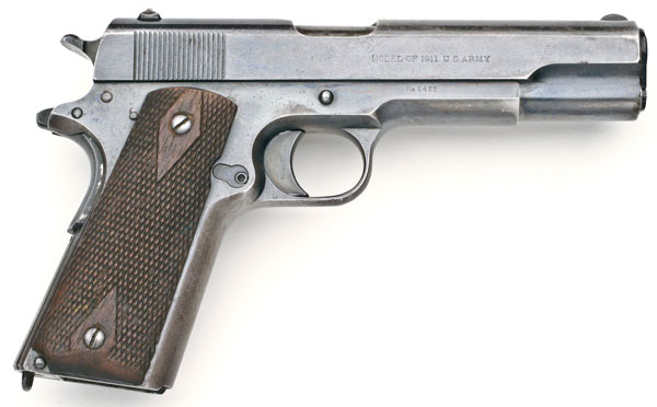 Colt Model of 1911 U.S. Army calibre .45 ACP, circa 1912