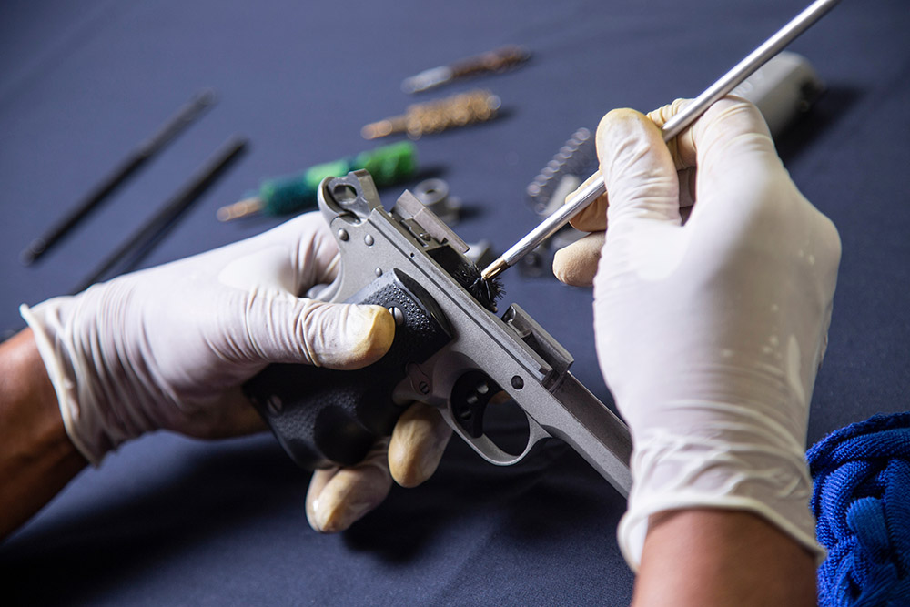 Nettoyage d’un pistolet avec kit d’entretien