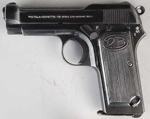 Beretta Model 1923, pistolet semi-automatique italien produit durant l'entre-deux-guerres