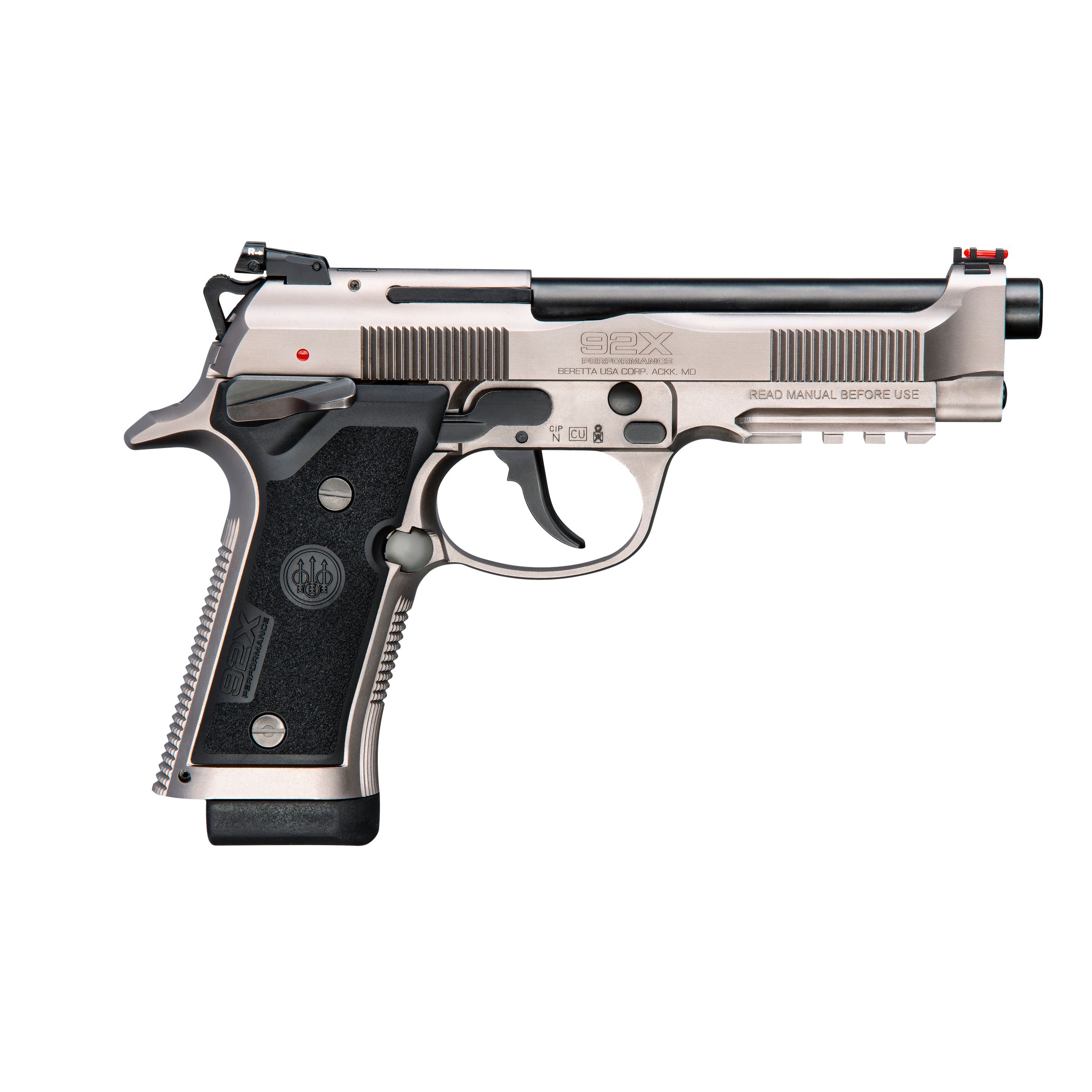 Beretta 92X Performance, version dédiée au tir sportif de la plateforme Beretta 92