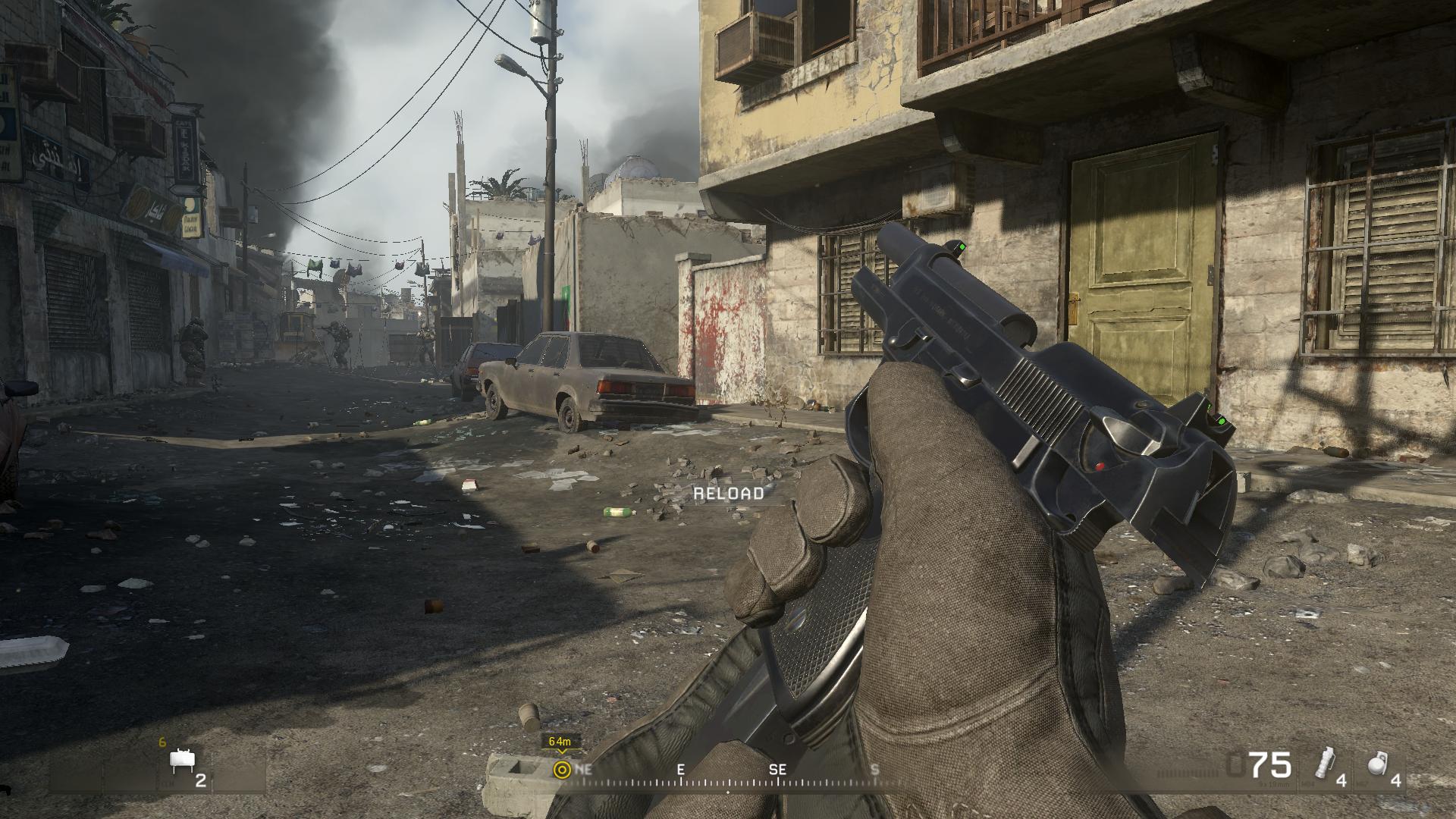 Beretta M9 dans Call of Duty Modern Warfare Remastered