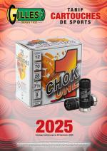 Catalogue cartouches de sport - Balltrap - juin 2025